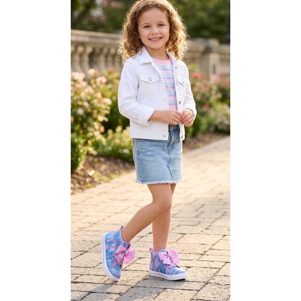 NWT❤️Jojo Siwa High-Top Sneaker shoes Big Kids' sz1